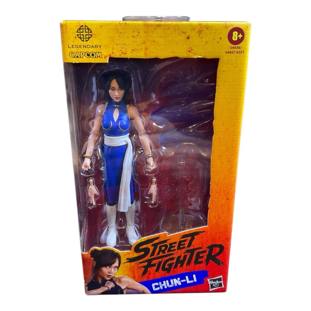 Street Fighter Movie 6" Chun-Li Action Figure Capcom Hasbro New In Hand